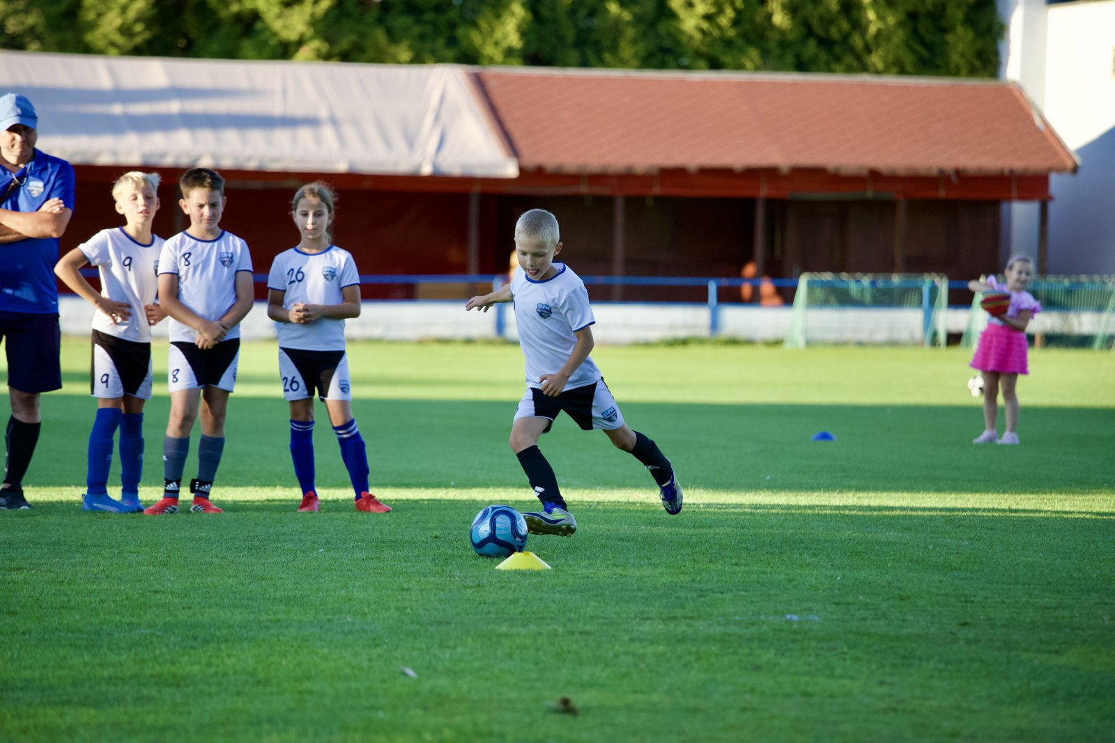 Akcia zo zápasu U10 s Lokomotívou Trnava